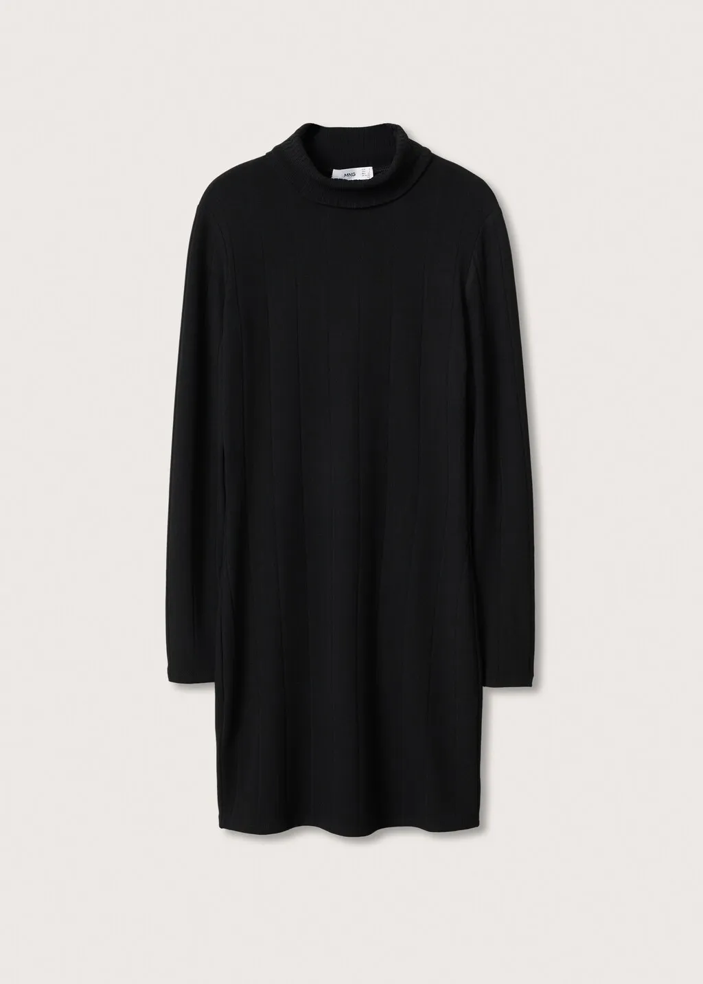 Abito maglia collo alto