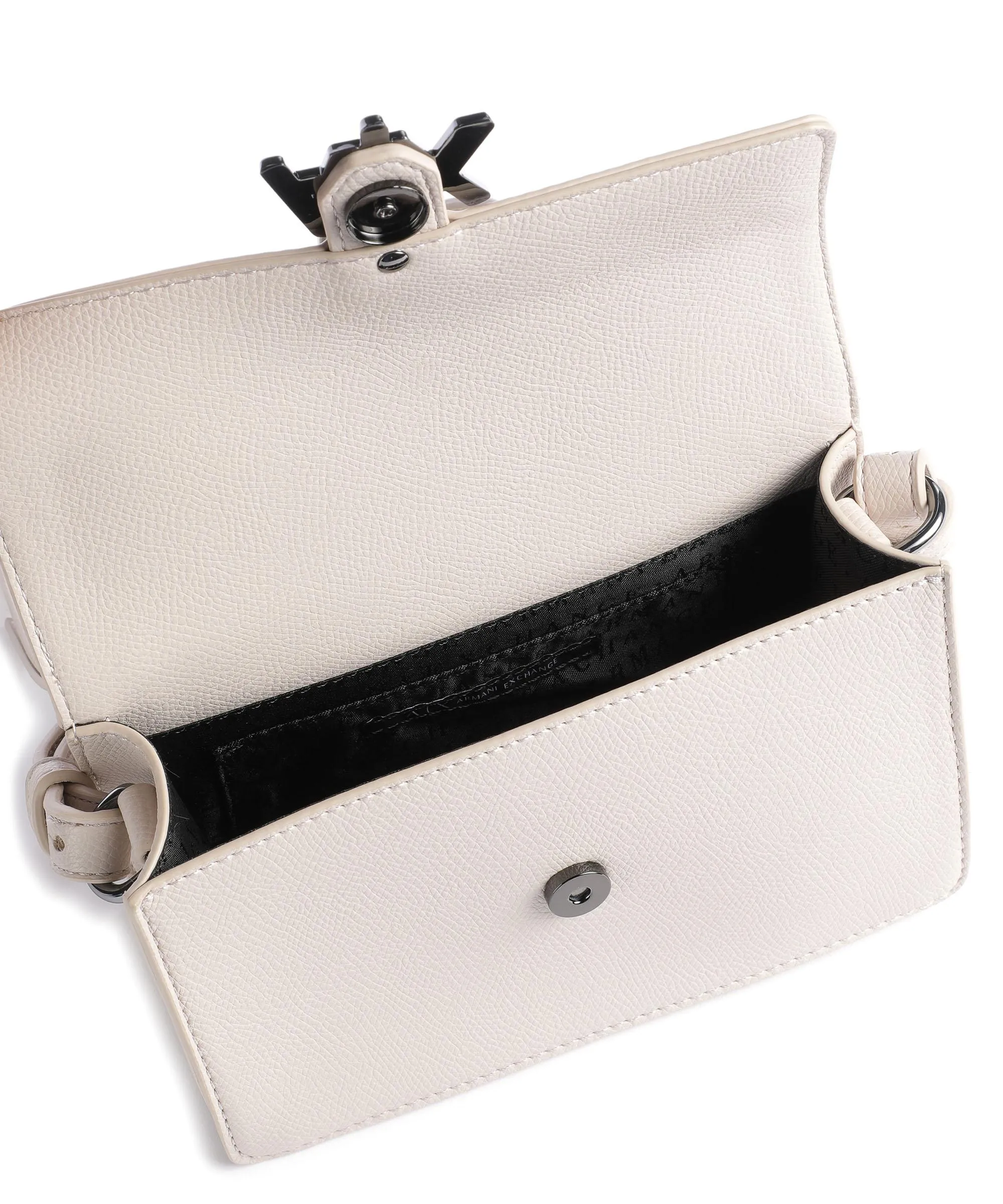  Armani Exchange Borsa a tracolla pelle sintetica beige  