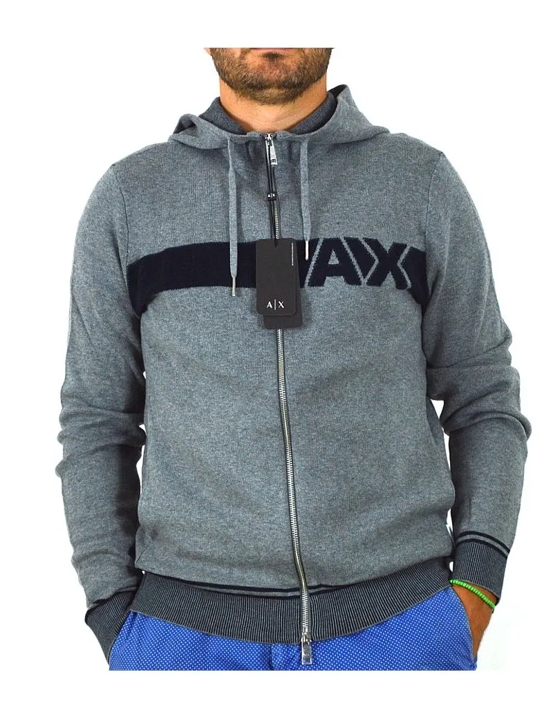 ARMANI EXCHANGE maglia uomo aperta 6ZZE1F