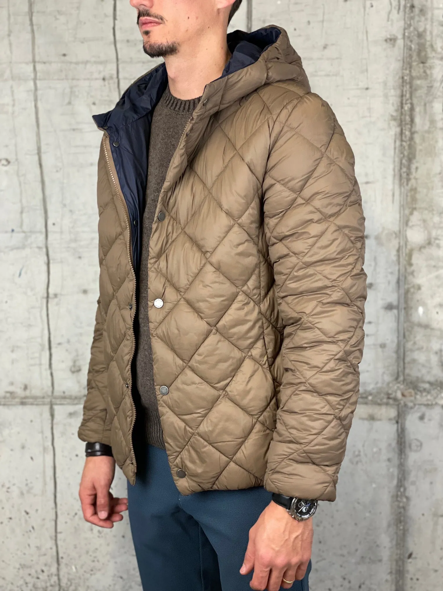 Atpco Piumino 100gr Motivo Rombi Marrone Chiaro