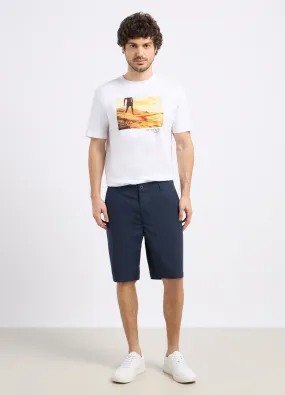 Bermuda in misto cotone uomo
