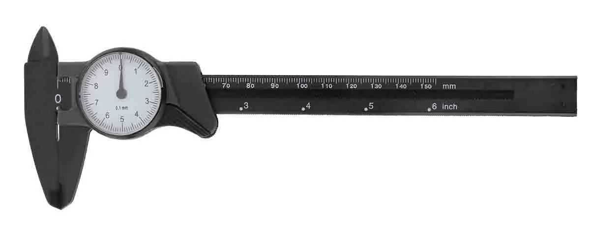 Calibro Calibro a quadrante RS PRO, Imperiale, metrico, display Analogico, capacità 150mm, 6poll