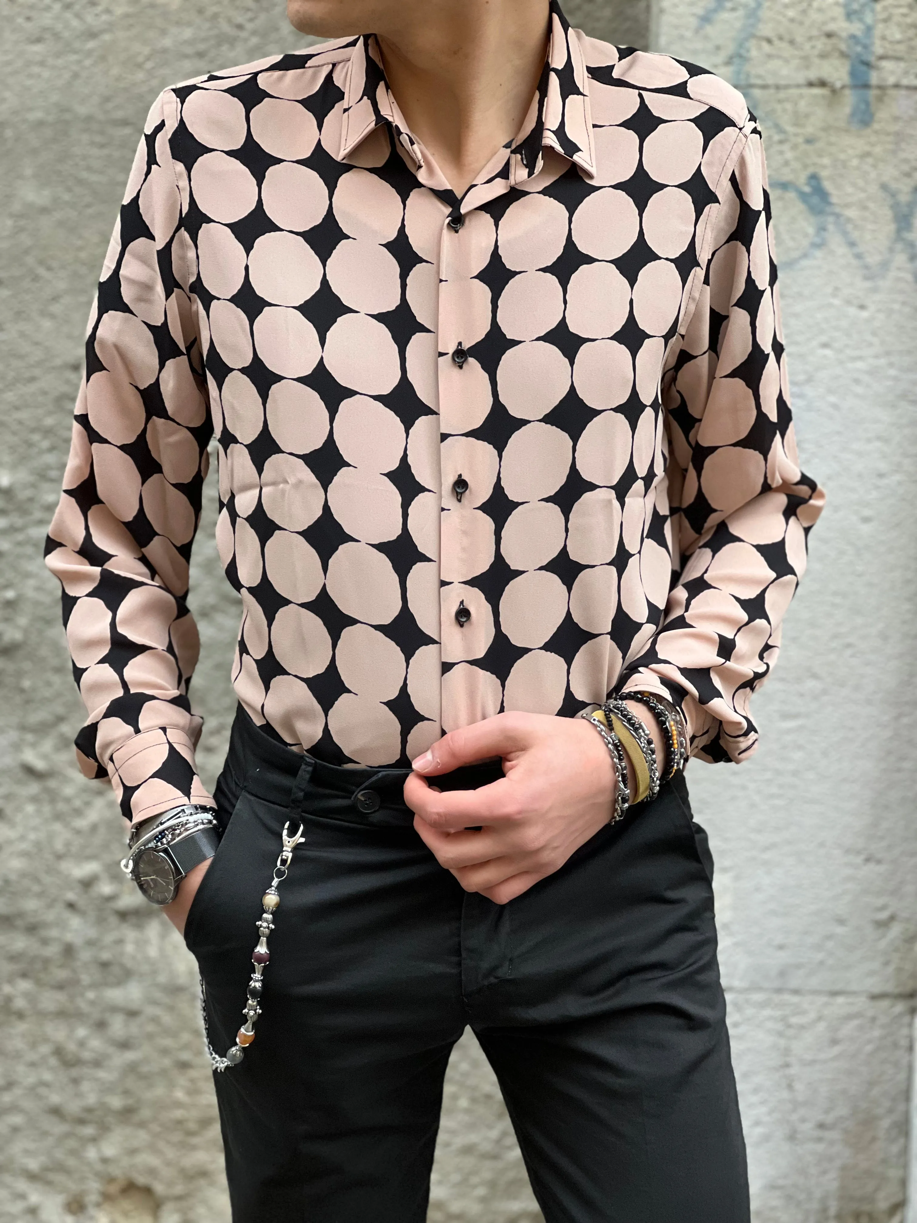 Camicia NJ Black&Pink