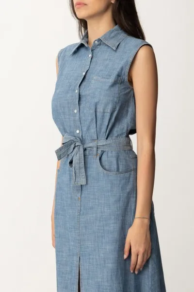 Chemisier lungo in chambray Maurica CHAMBRAY