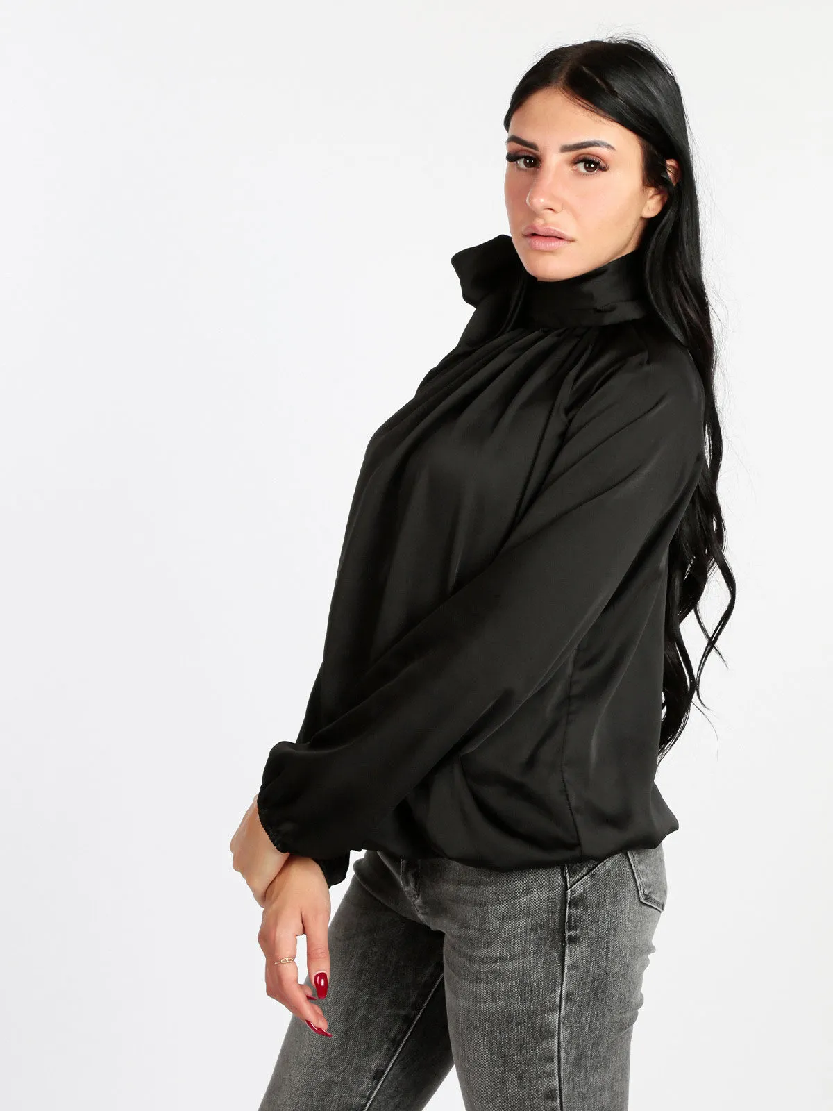 Daystar Chemisier femme col montant