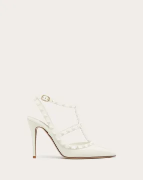 DÉCOLLETÉ ROCKSTUD CON CINTURINI E BORCHIE IN TONO 100MM