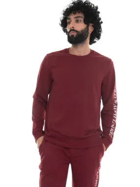 Felpa girocollo Bordeau Ralph Lauren Uomo