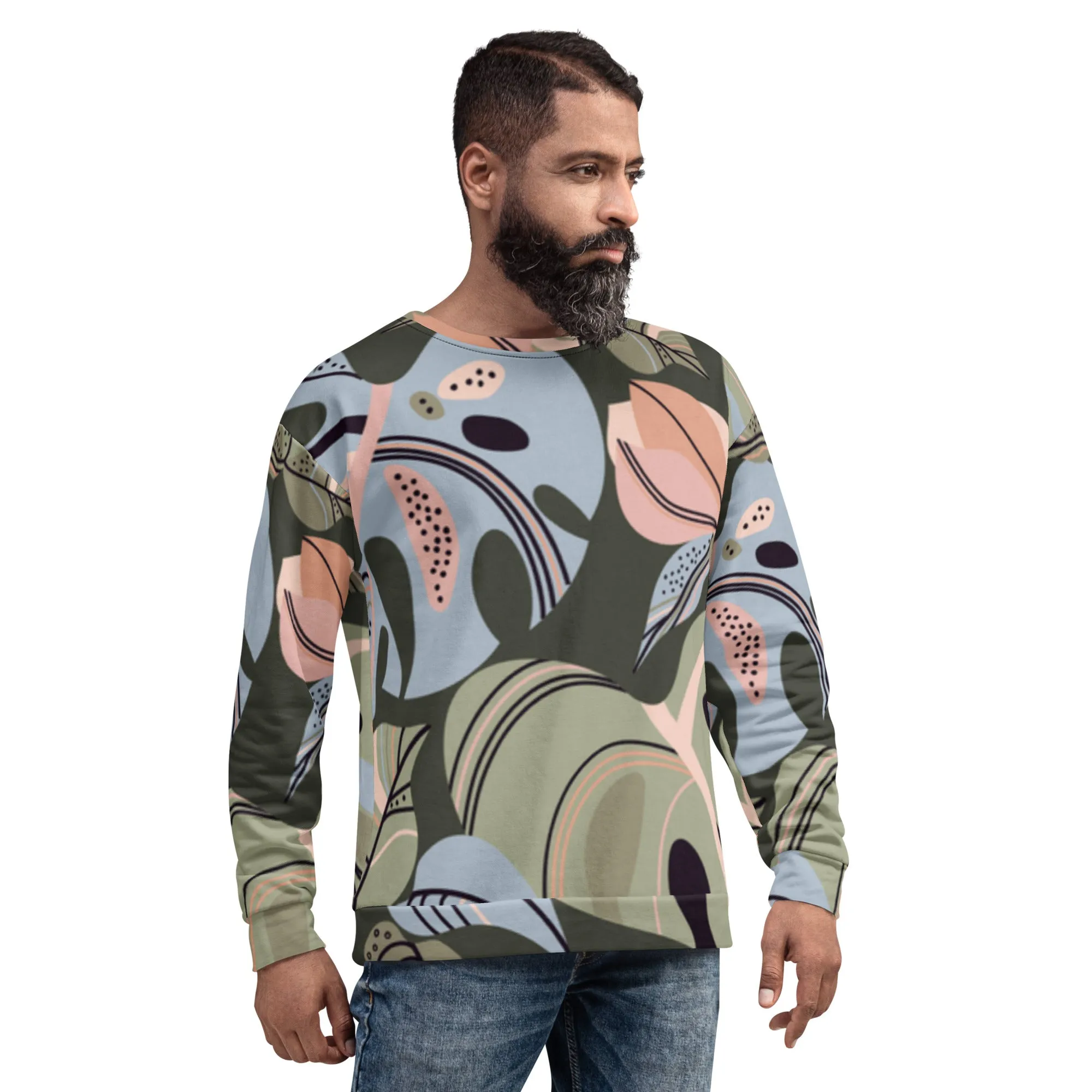 Felpa unisex con vegetazione