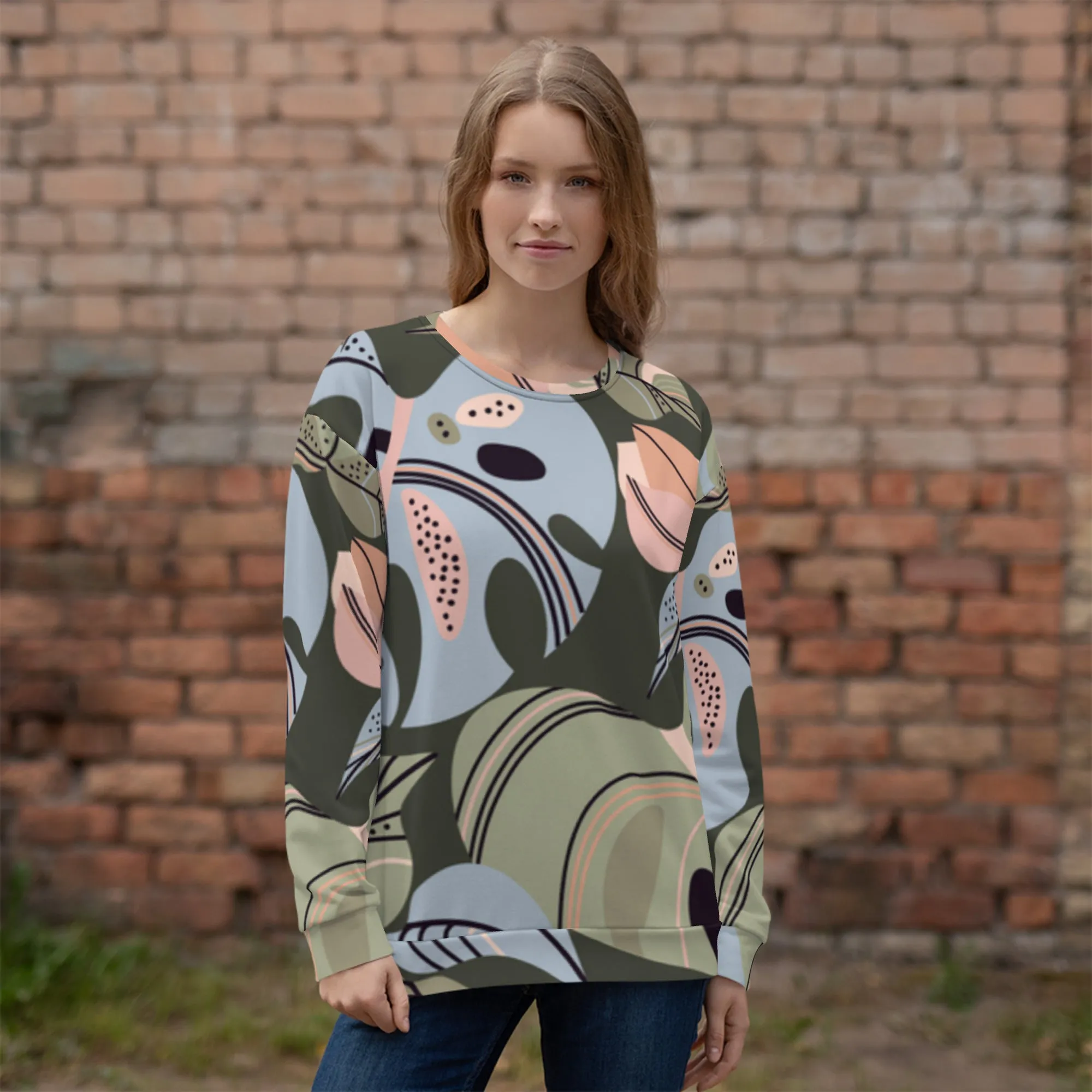 Felpa unisex con vegetazione