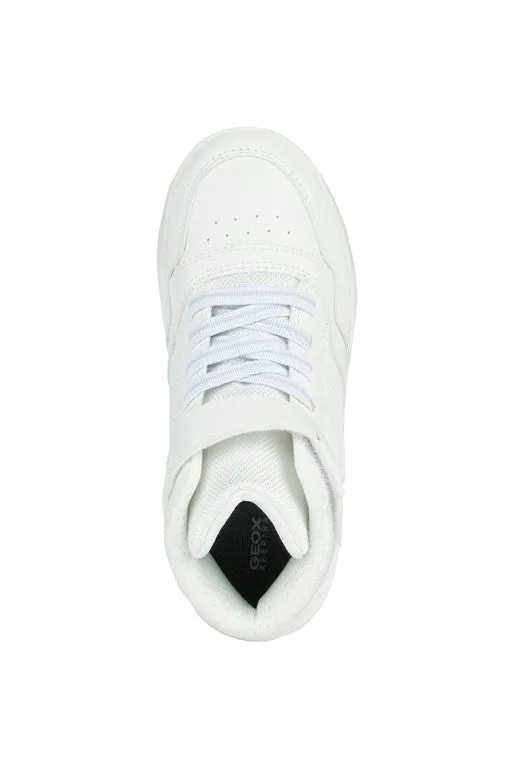 GEOX Sneaker Alta Bambino - J367RF0FE8V Bianco  