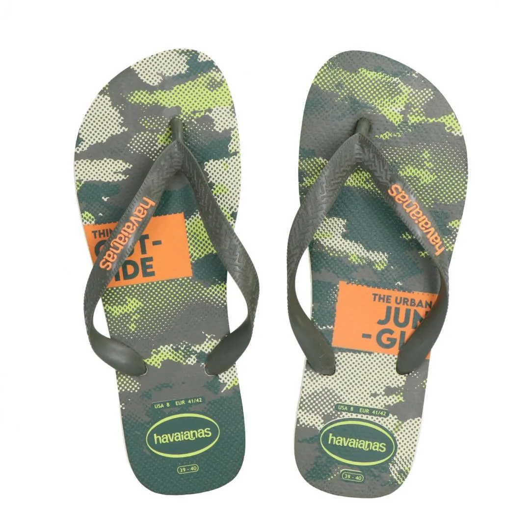 HYPE TOP LOGOMANIA MIX Verde Militare