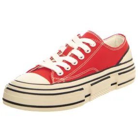 Jeffrey Campbell Endorphin Red Canvas - Scarpe Donna Rosse    