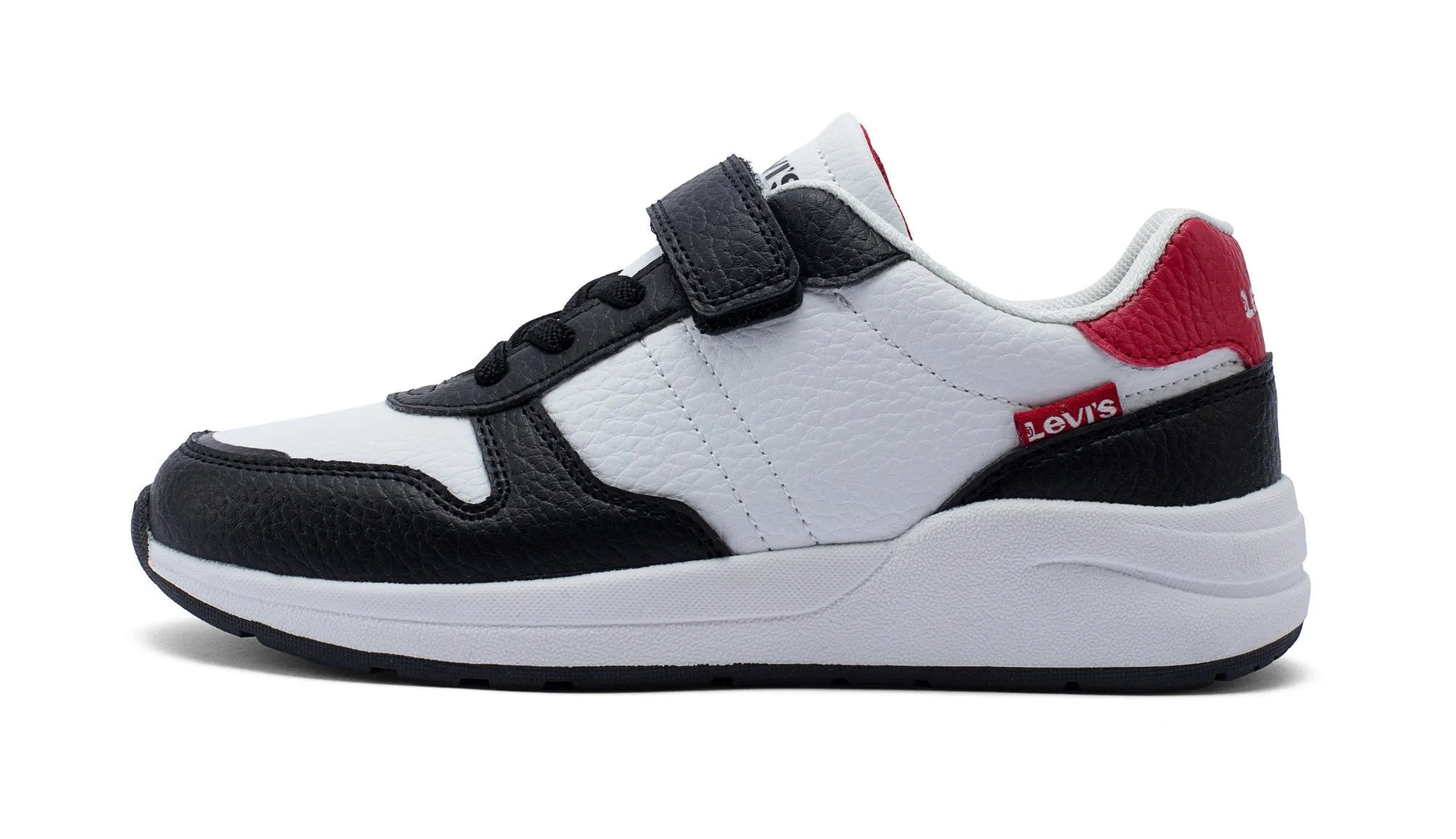 LEVI'S Sneaker Bassa Bambino - VBAY0010S_J233 Black White Red - Nero  