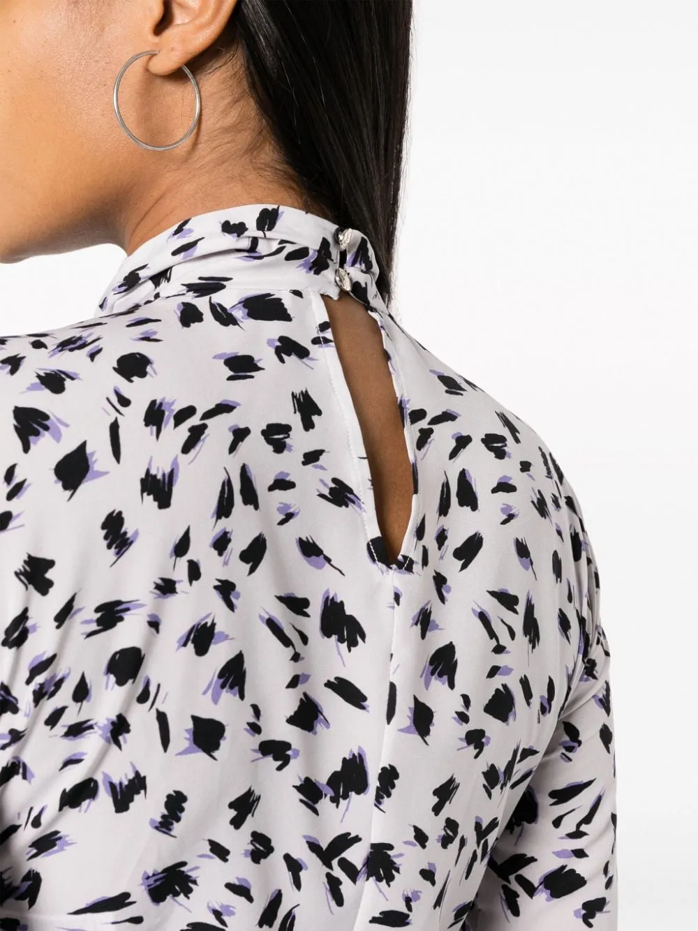 Maglia Increspatura Black White Eldorado Patrizia Pepe