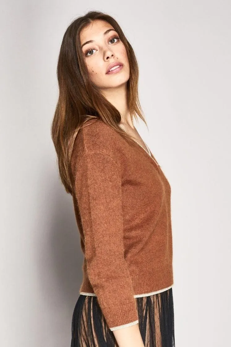 Maglia Manica Lunga Scollo V