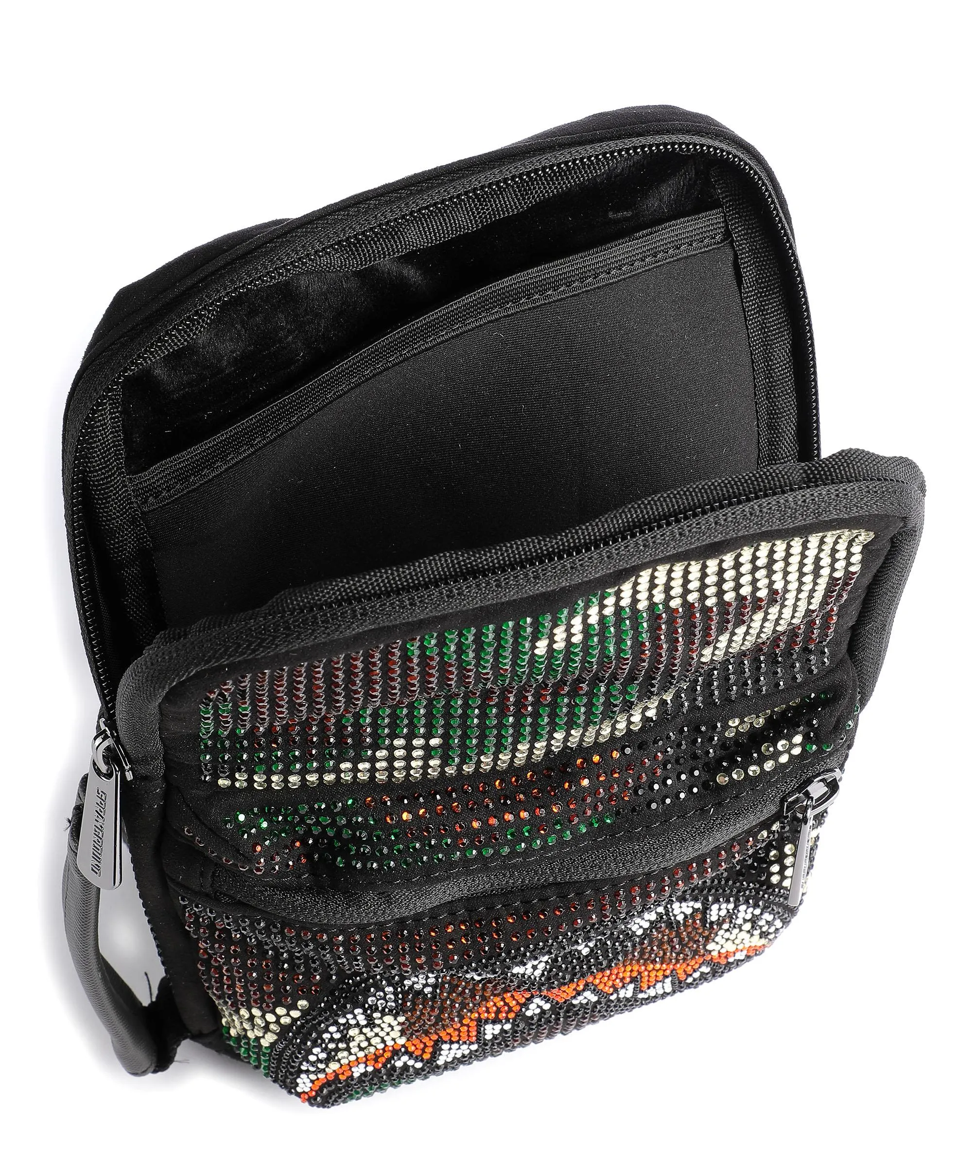  Sprayground Trinity Camo Borsa a tracolla poliestere nero  
