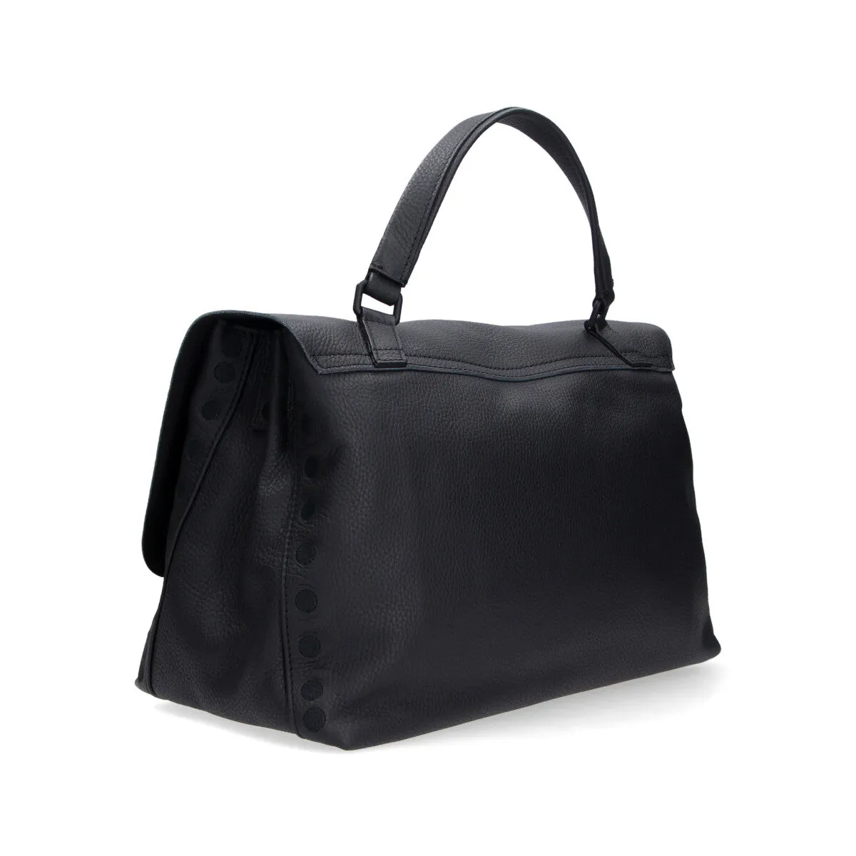 Zanellato borsa postina pura 2.0 M pelle nera