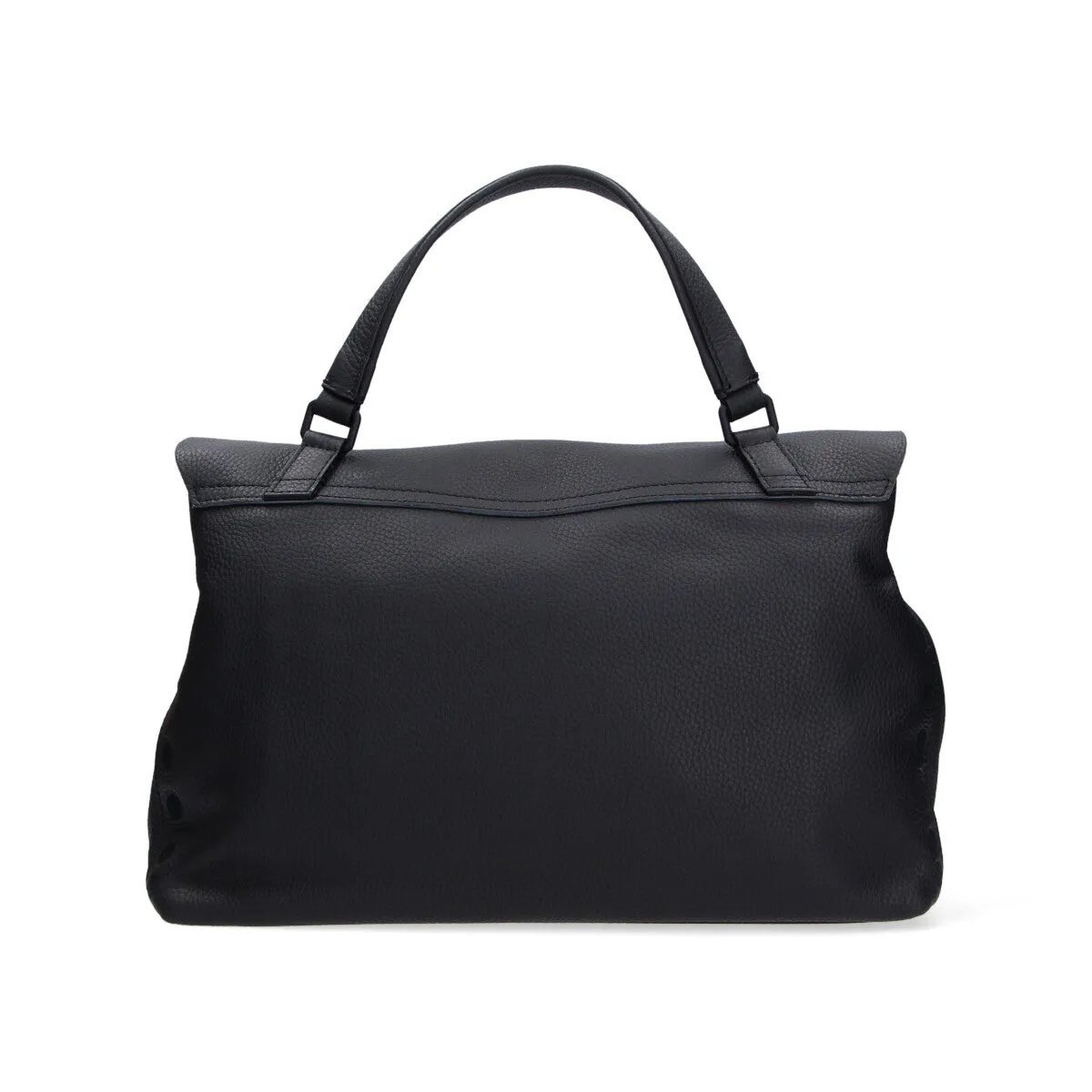 Zanellato borsa postina pura 2.0 M pelle nera
